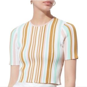 Ronny Kobo Striped Knit Stop XS